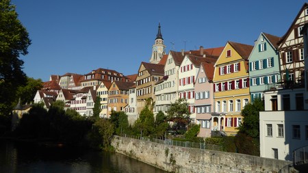 Tübingen - Neckar u  Schloss